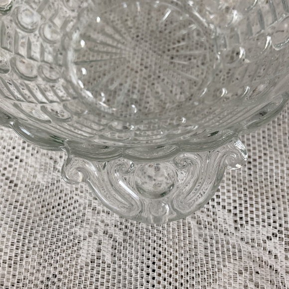 Vintage Anchor Hocking Glass Bowl   Circa 1950s. Circle and Bars design. - Picture 2 of 5